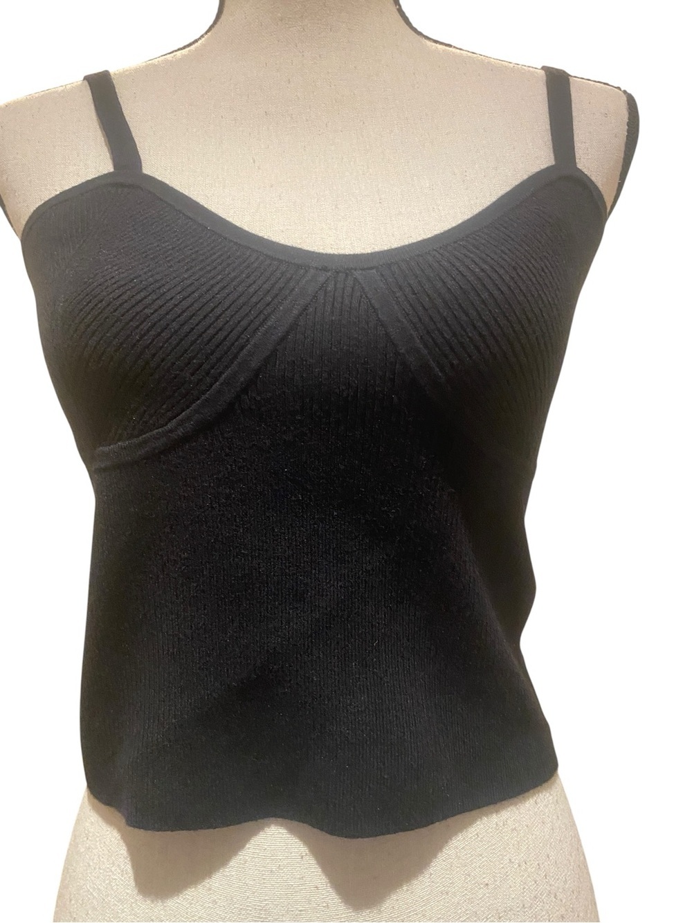 Madewell Women’s Black Sweater Tank Top New size L